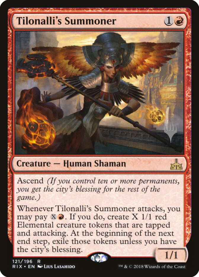 Tilonalli's Summoner — Rivals of Ixalan Promos 121p/98