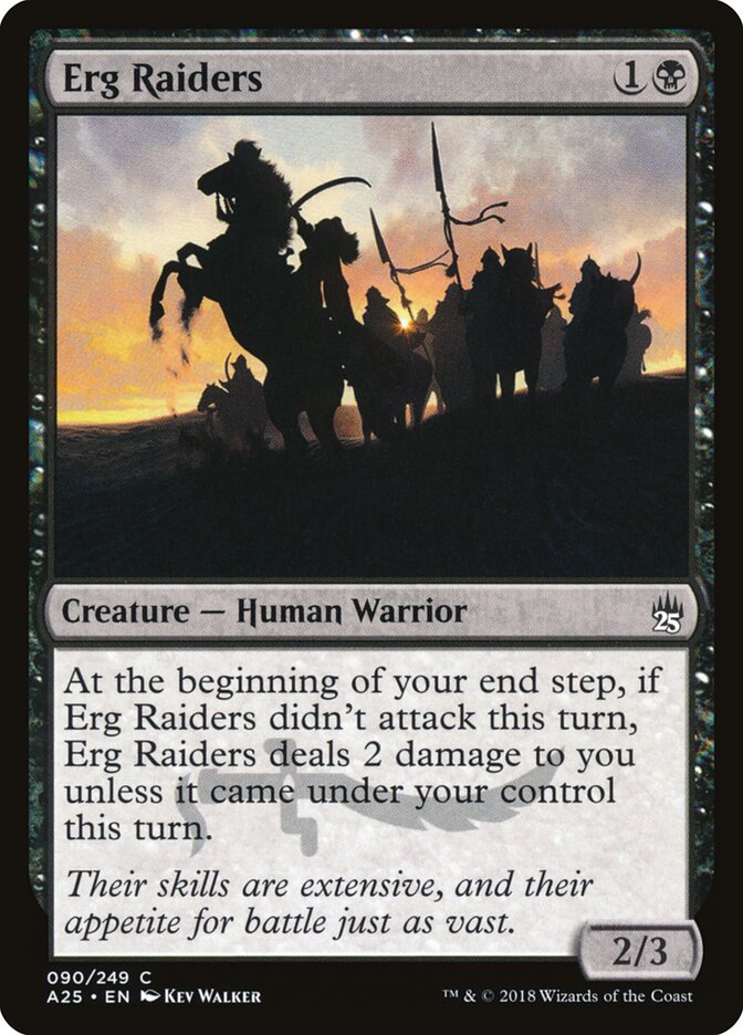 Erg Raiders — Masters 25 90/249