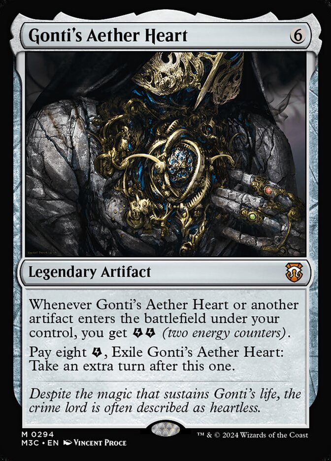 Gonti's Aether Heart — Modern Horizons 3 Commander 294/398