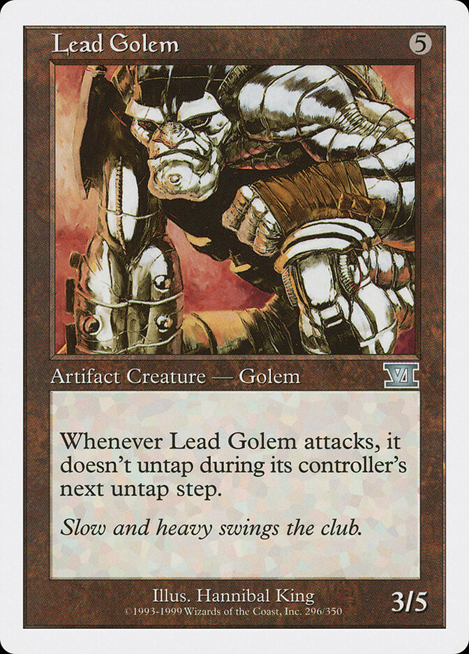 Golem de plomb — Classic Sixth Edition 296/351