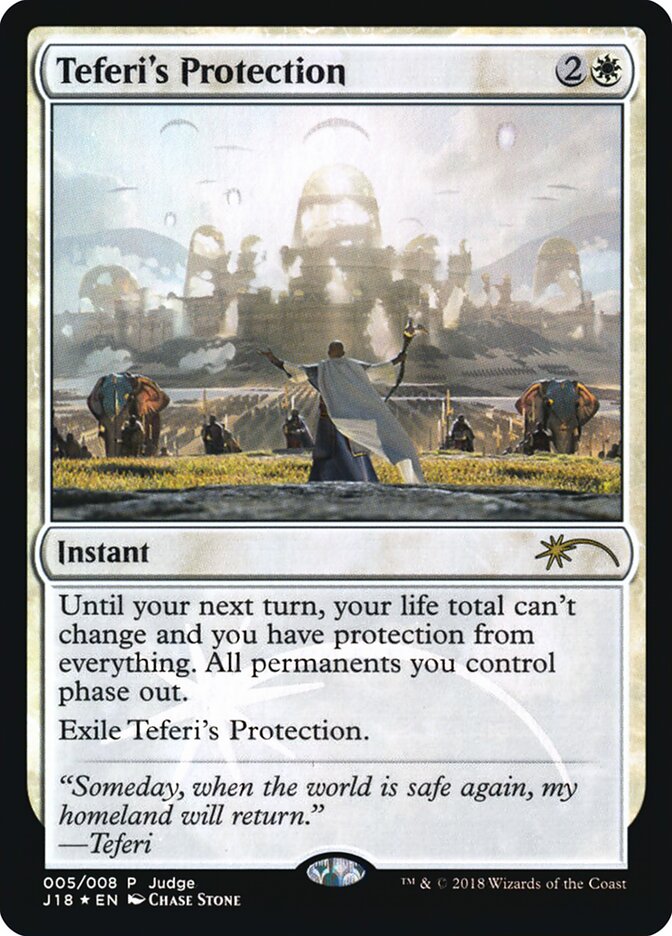 Teferi's Protection — Judge Gift Cards 2018 5/8