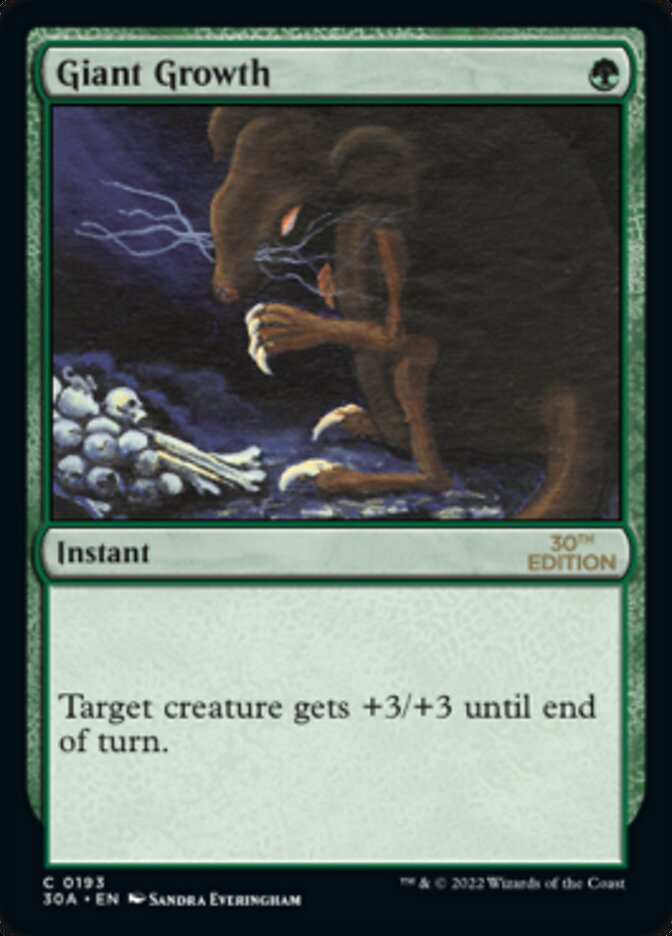 Giant Growth — 30th Anniversary Edition 193/594