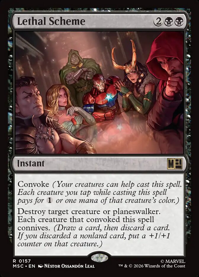 Lethal Scheme — Marvel Super Heroes Commander 157/866