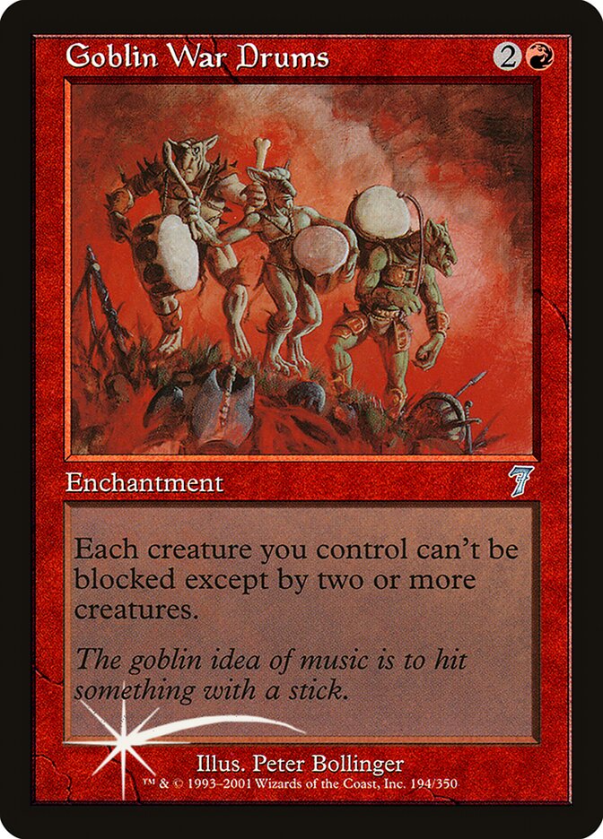 Goblin War Drums — Seventh Edition 194★/708