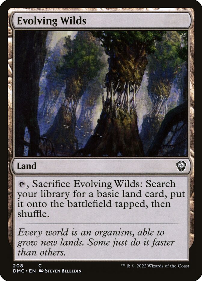 Evolving Wilds — Dominaria United Commander 208/240