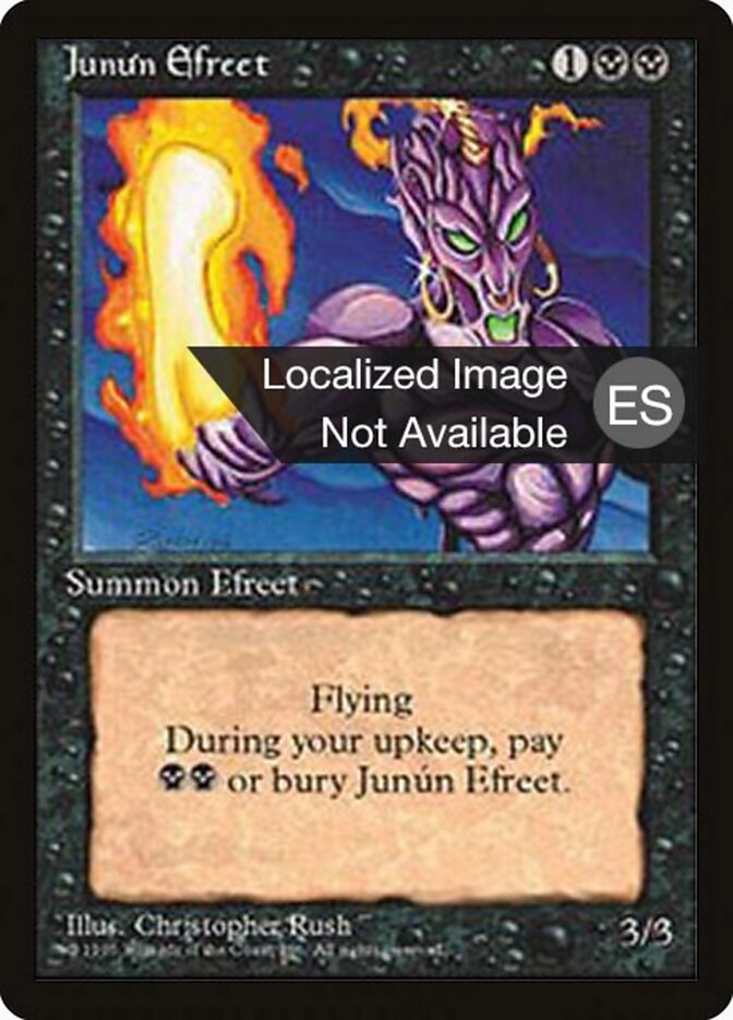 Junún Efreet — Fourth Edition Foreign Black Border 143/378