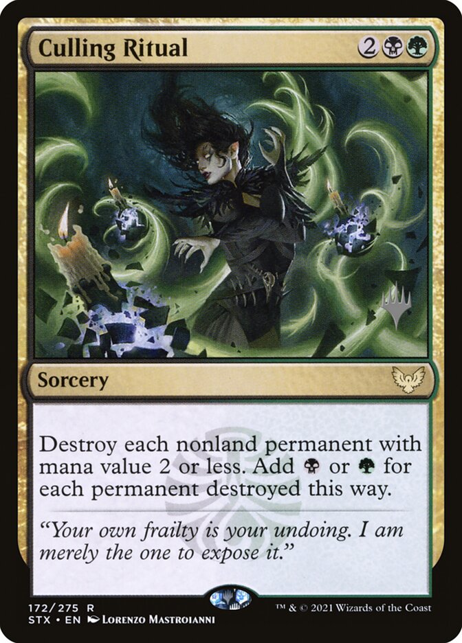 Culling Ritual — Strixhaven: School of Mages Promos 172p/164