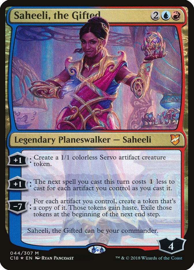Saheeli, the Gifted — Commander 2018 Oversized 44/4