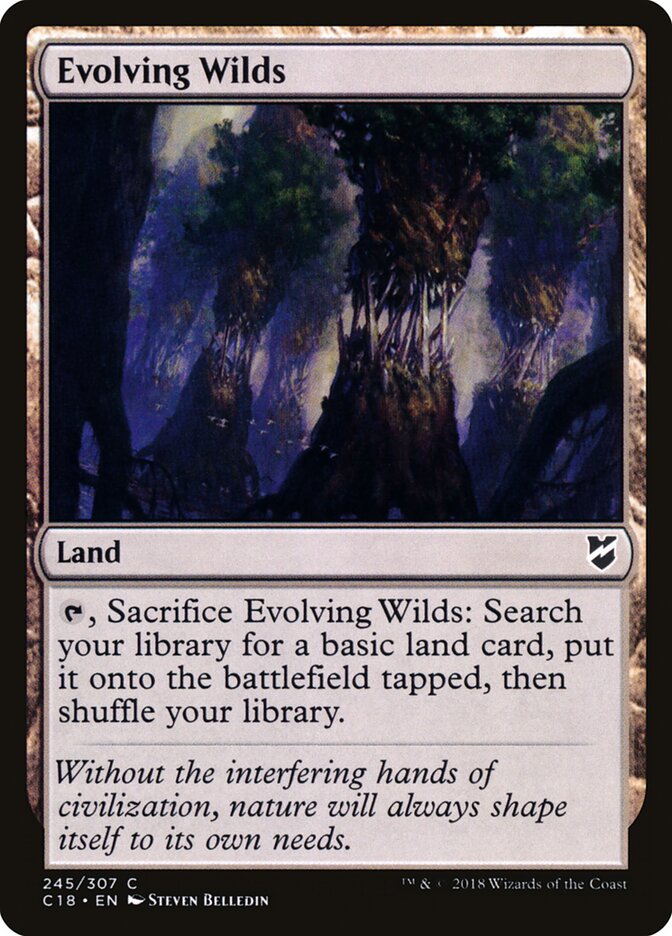 Evolving Wilds — Commander 2018 245/307