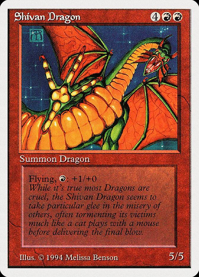 Shivan Dragon — Summer Magic / Edgar 177/306