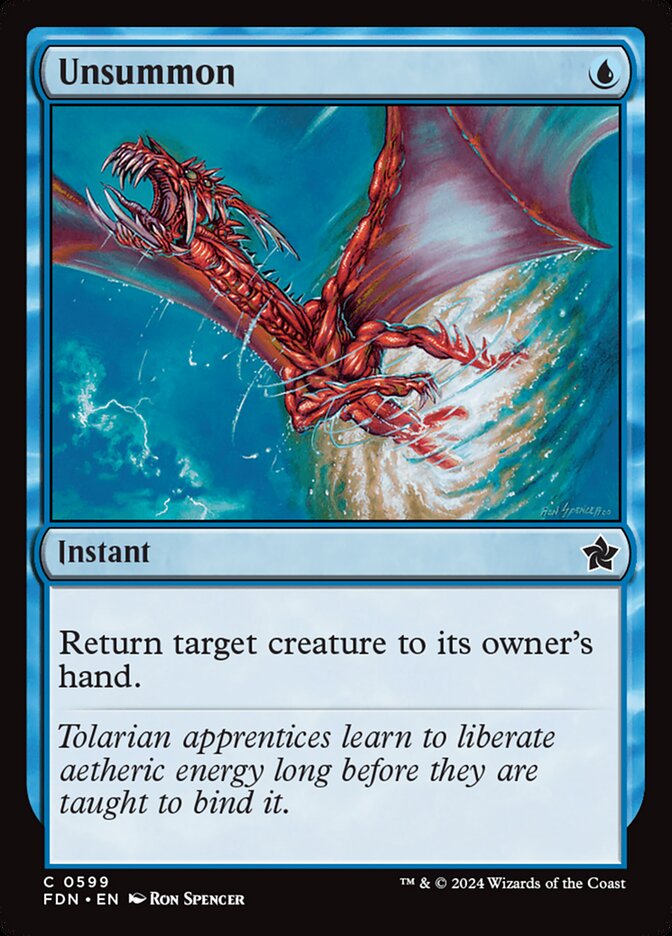 Unsummon — Foundations 599/771