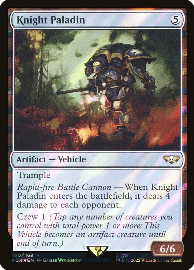 Knight Paladin — Warhammer 40,000 Commander 160★/617