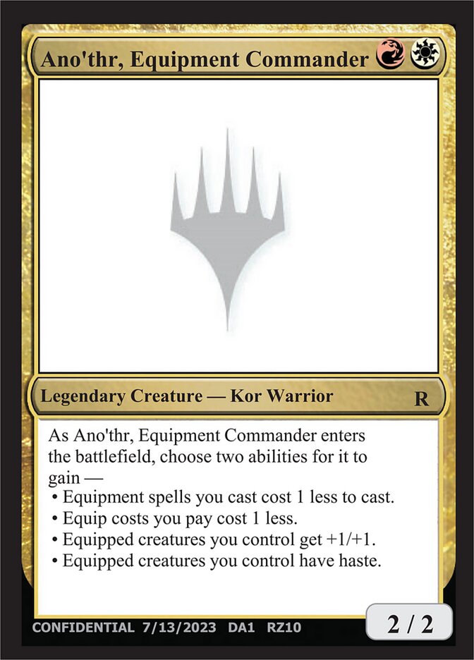 Ano'thr, Equipment Commander — Unknown Event RZ10/512