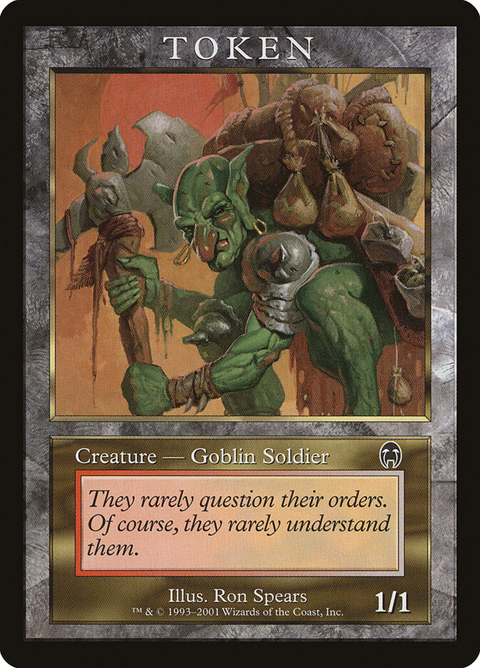 Goblin Soldier — Magic Player Rewards 2001 6/8