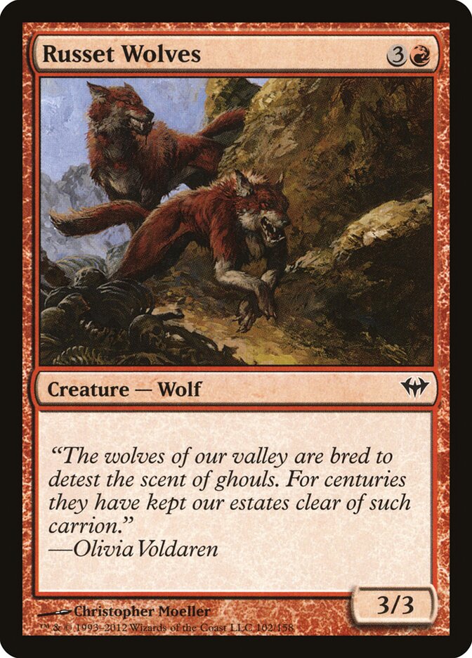 Russet Wolves — Dark Ascension 102/158