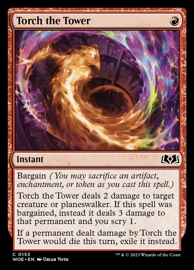 Torch the Tower — Wilds of Eldraine 153/381