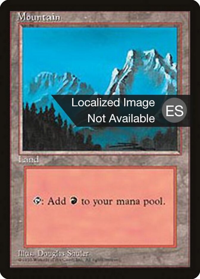 Mountain — Fourth Edition Foreign Black Border 374/378