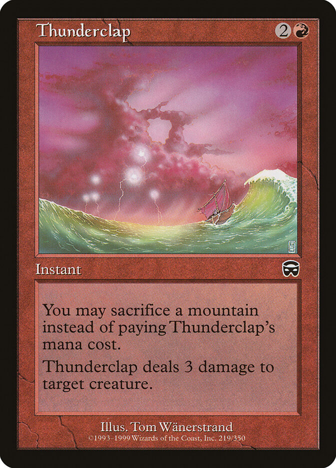 Thunderclap — Mercadian Masques 219/350