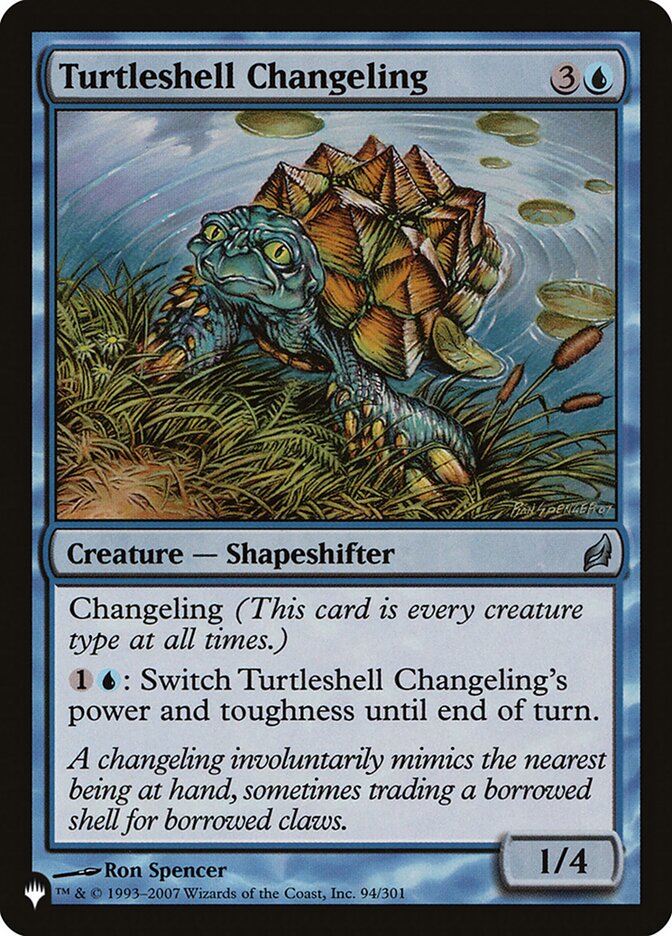Turtleshell Changeling — The List LRW-94/5581