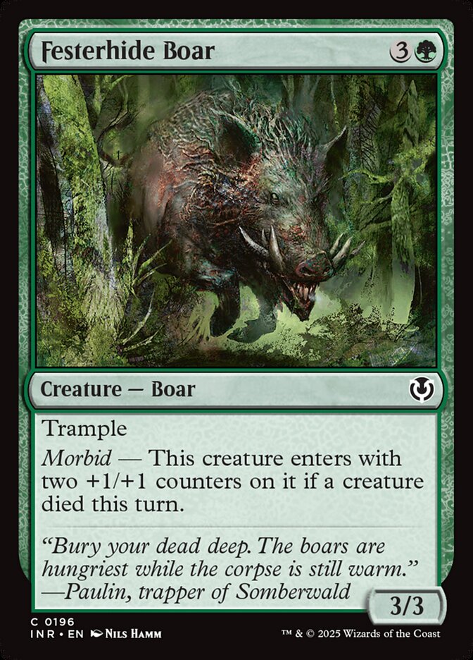 Festerhide Boar — Innistrad Remastered 196/495
