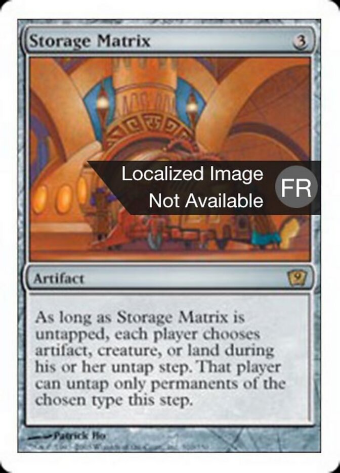Storage Matrix — Ninth Edition 310/709