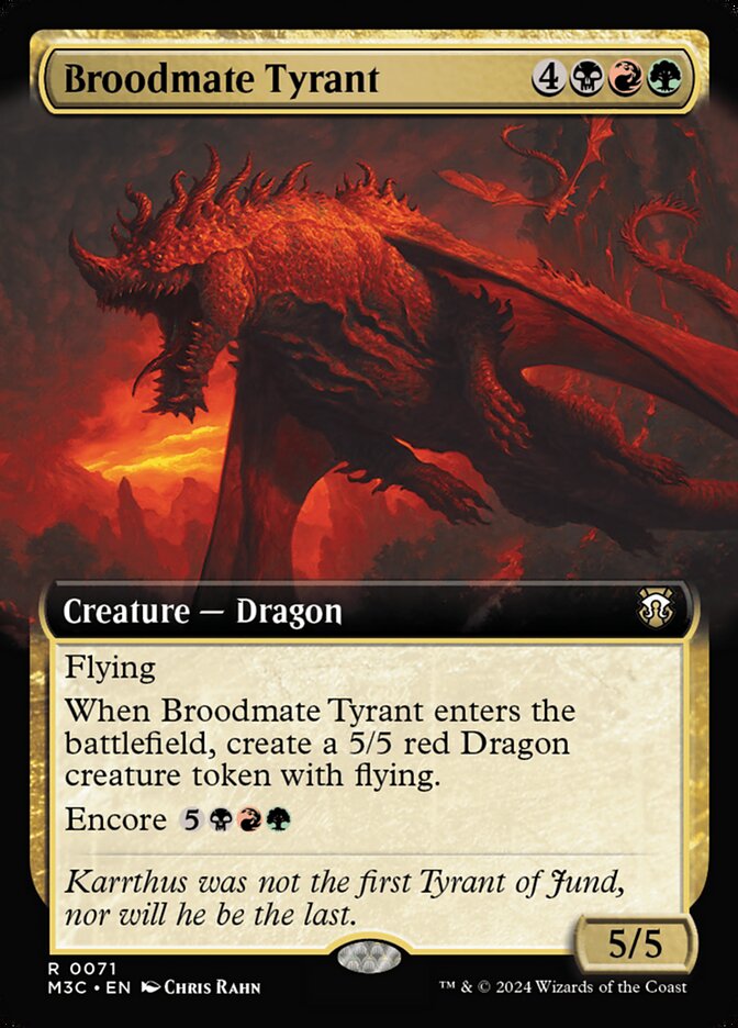 Broodmate Tyrant — Modern Horizons 3 Commander 71/398