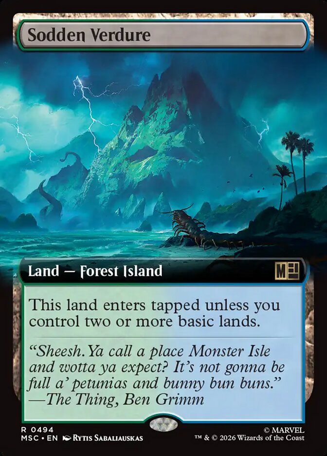 Sodden Verdure — Marvel Super Heroes Commander 494/866