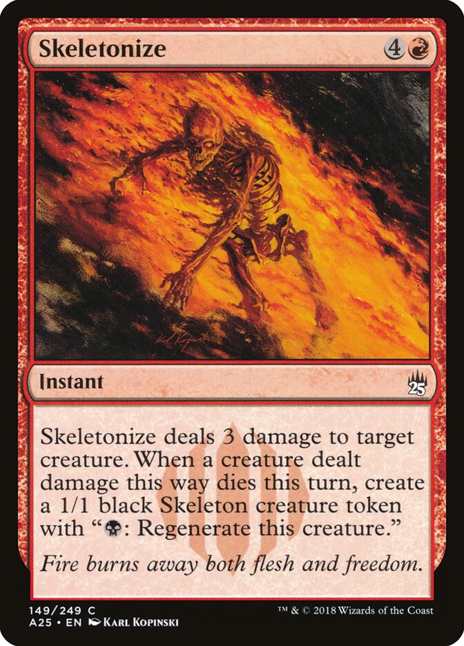 Skeletonize — Masters 25 149/249