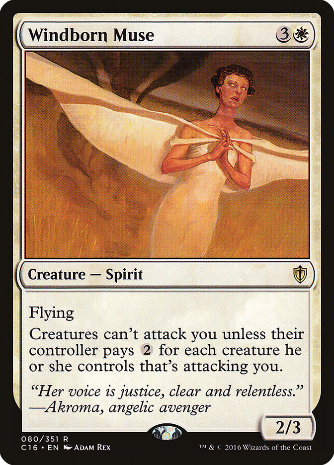 Windborn Muse — Commander 2016 80/351