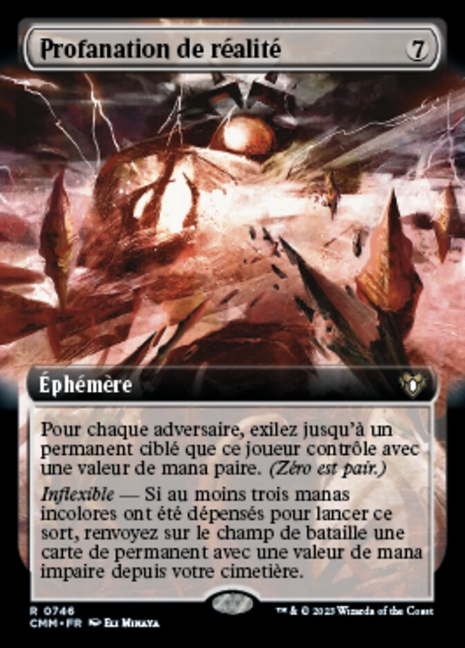 Profanation de réalité — Commander Masters 746/1067