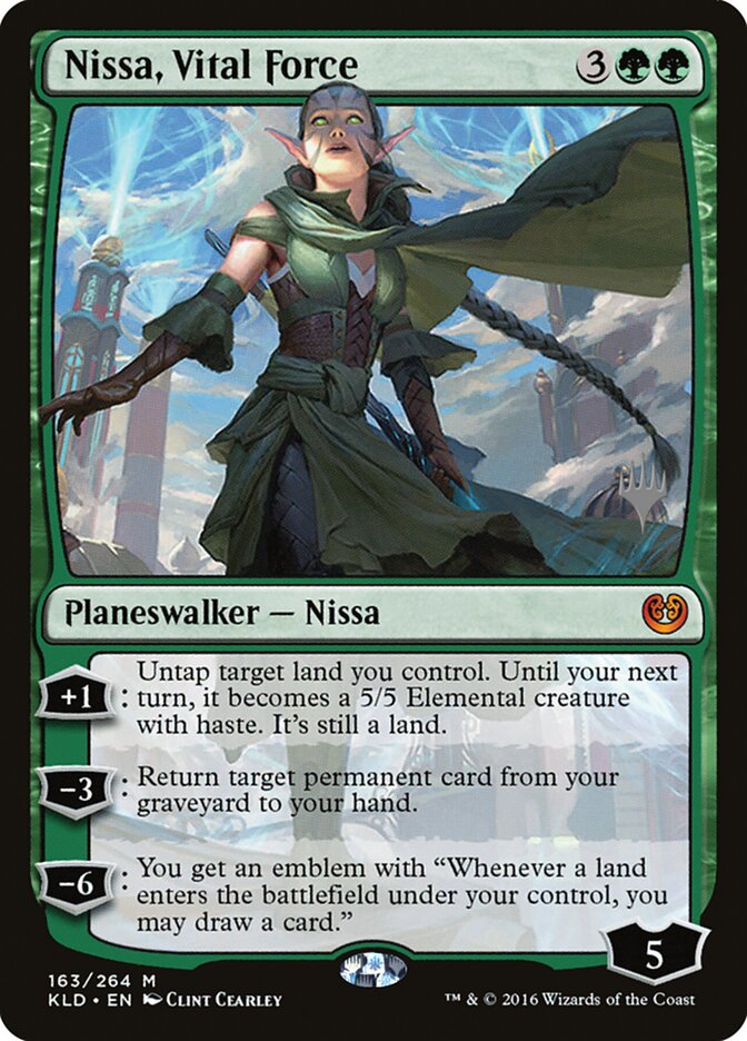 Nissa, Vital Force — Kaladesh Promos 163p/83