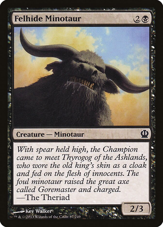 Felhide Minotaur — Theros 87/249