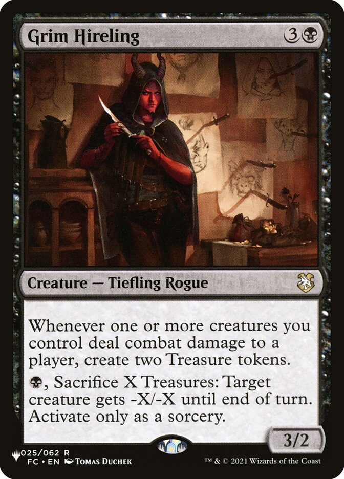 Grim Hireling — The List AFC-25/5581