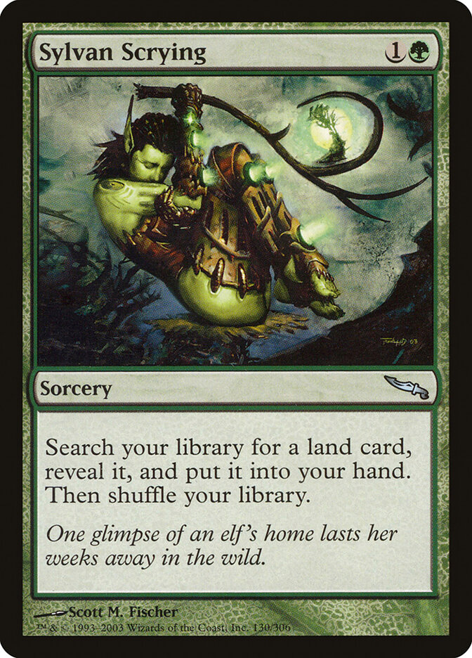 Sylvan Scrying — Mirrodin 130/306
