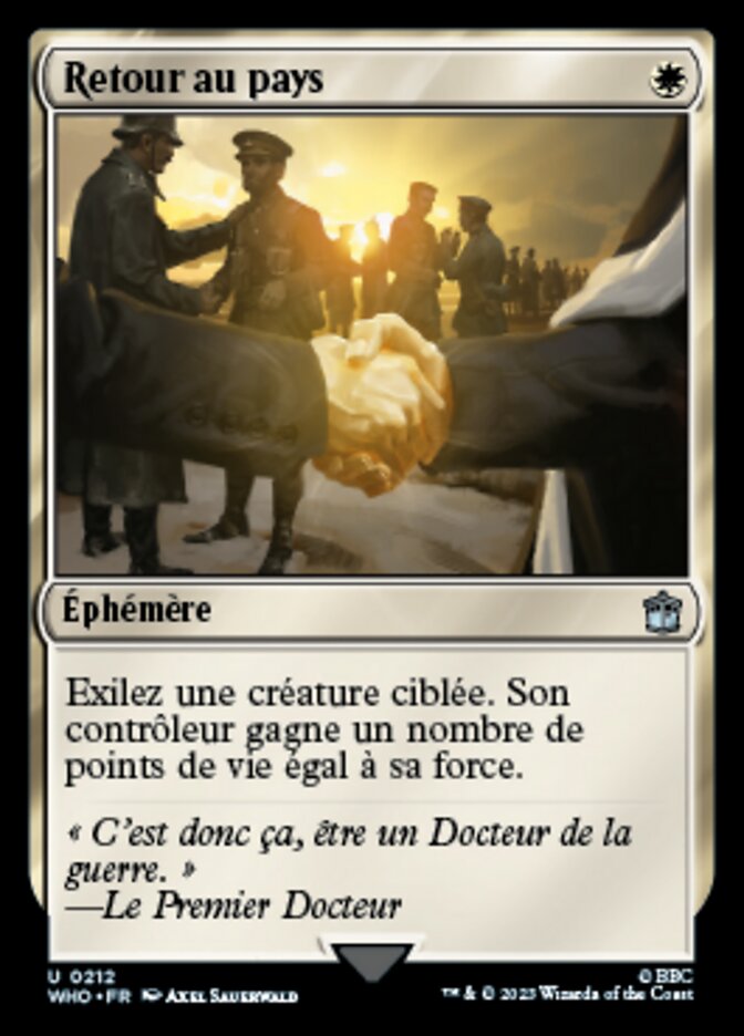 Retour au pays — Doctor Who 212/1178