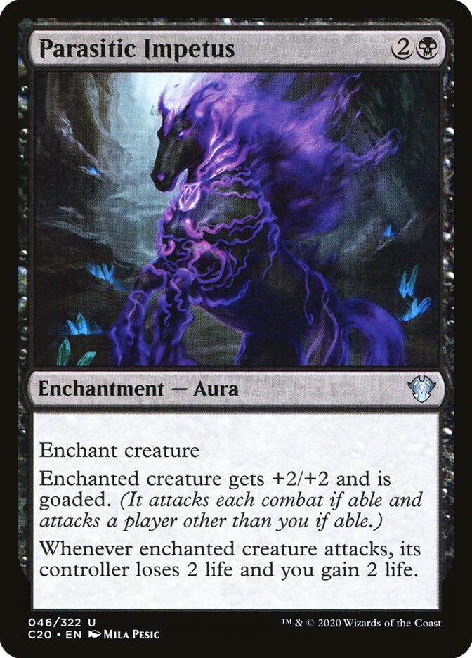 Parasitic Impetus — Commander 2020 46/322