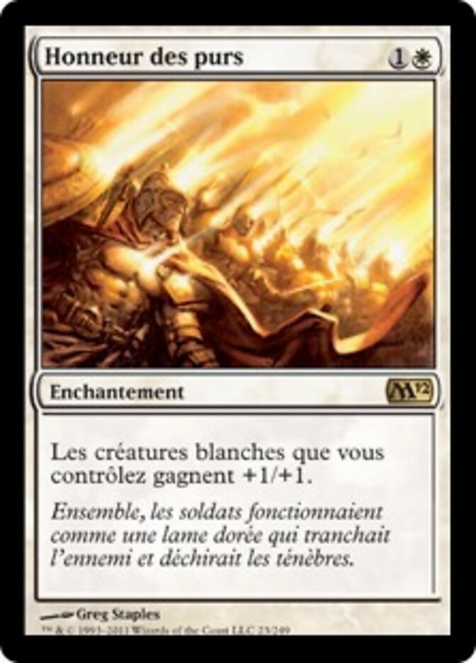Honneur des purs — Magic 2012 23/249