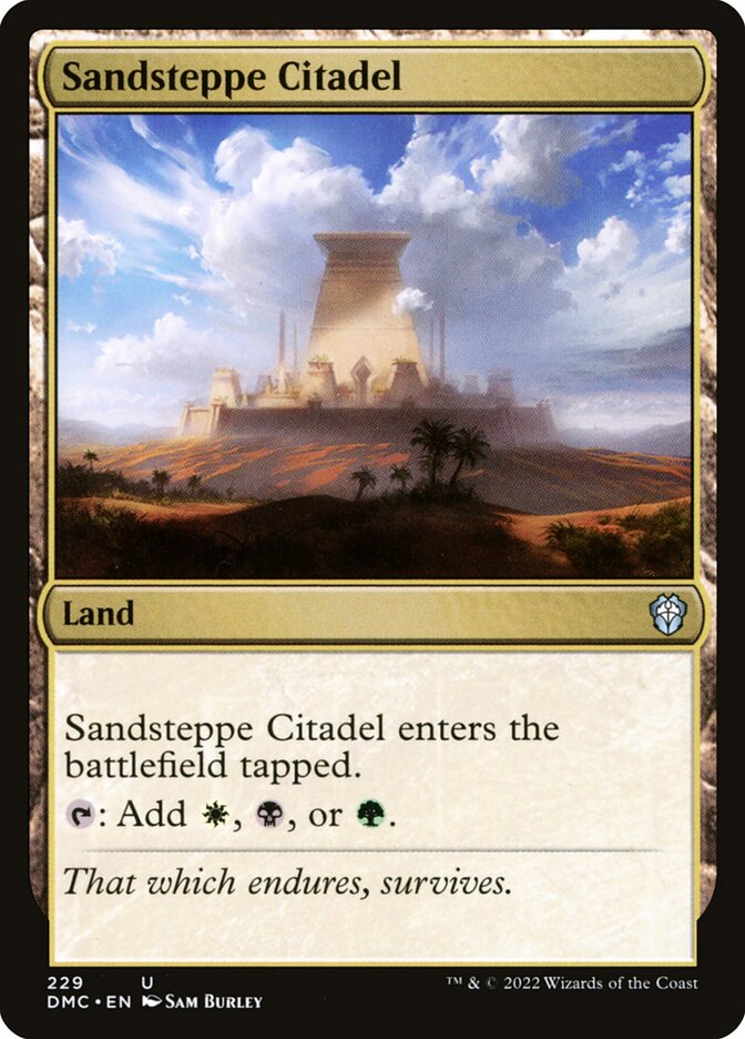 Sandsteppe Citadel — Dominaria United Commander 229/240