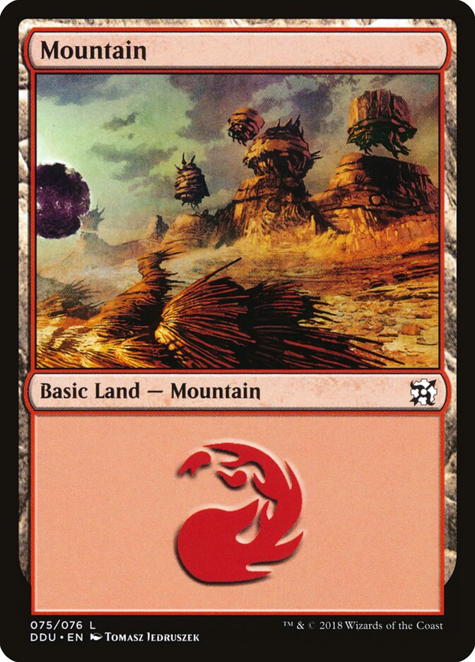 Mountain — Duel Decks: Elves vs. Inventors 75/76