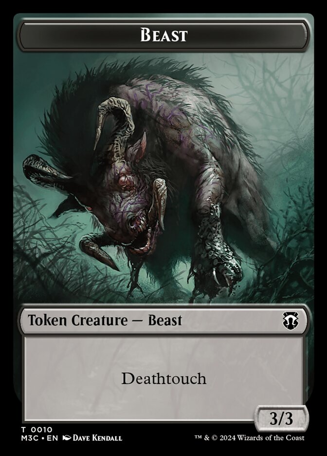Beast — Modern Horizons 3 Commander Tokens 10/28