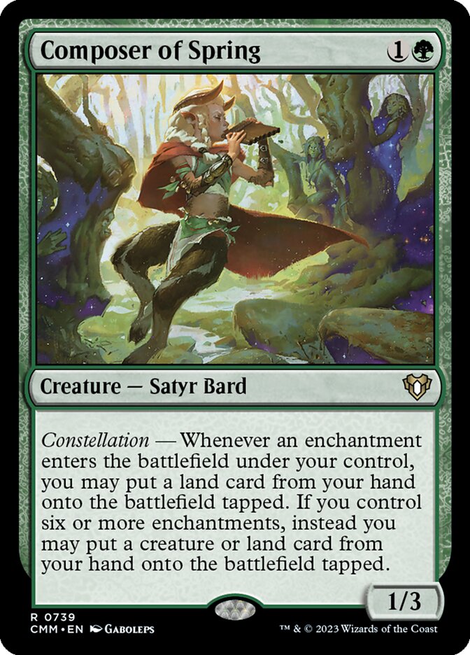 Composer of Spring — Commander Masters 739/1067