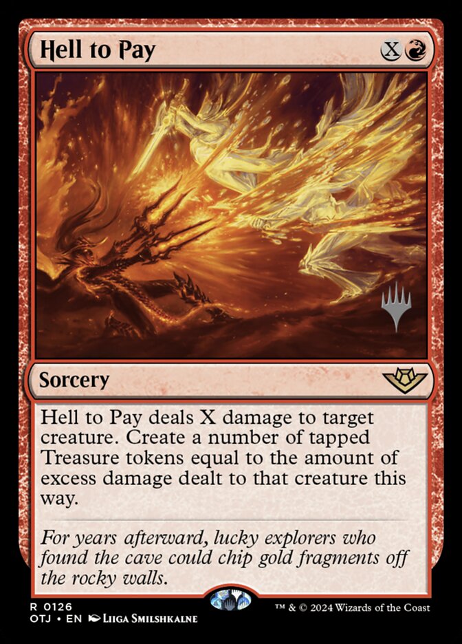 Hell to Pay — Outlaws of Thunder Junction Promos 126p/160