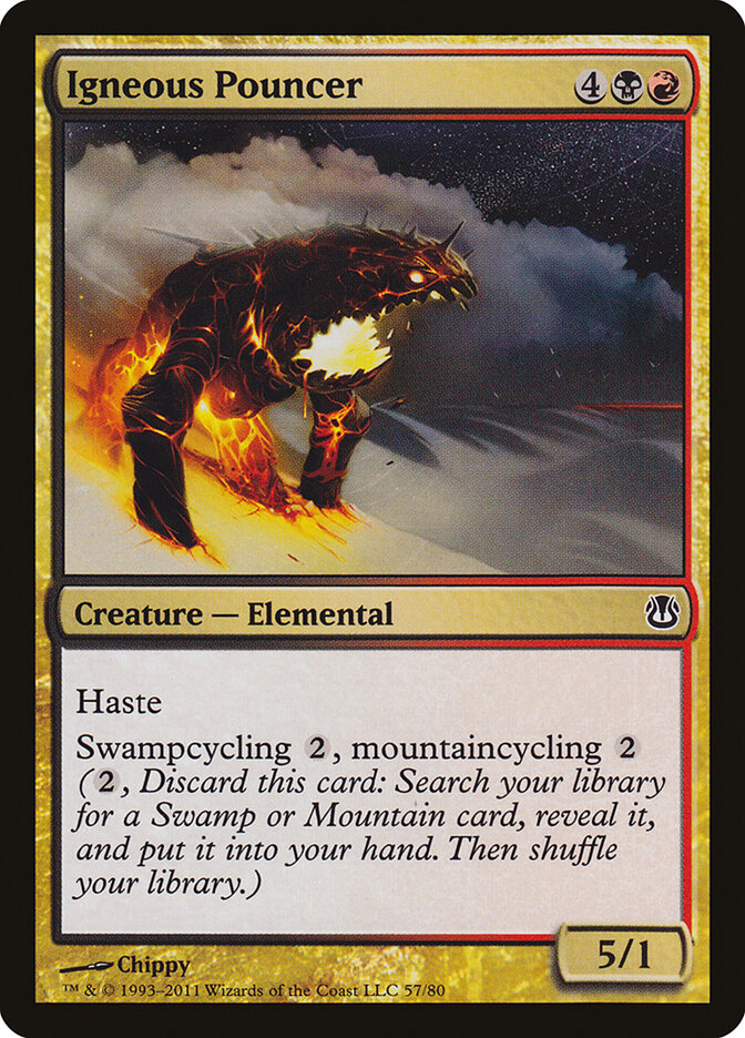 Igneous Pouncer — Duel Decks: Ajani vs. Nicol Bolas 57/80
