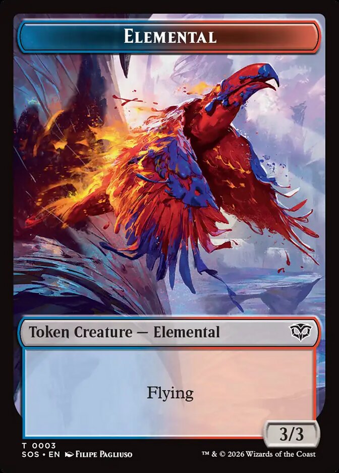 Elemental — Secrets of Strixhaven Tokens 3/14