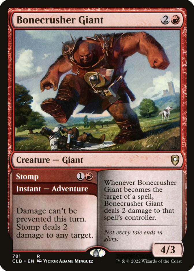 Bonecrusher Giant // Stomp — Commander Legends: Battle for Baldur's Gate 781/936