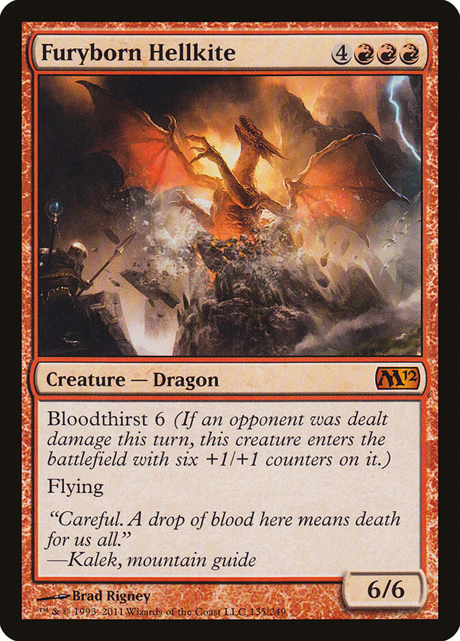 Furyborn Hellkite — Magic 2012 135/249
