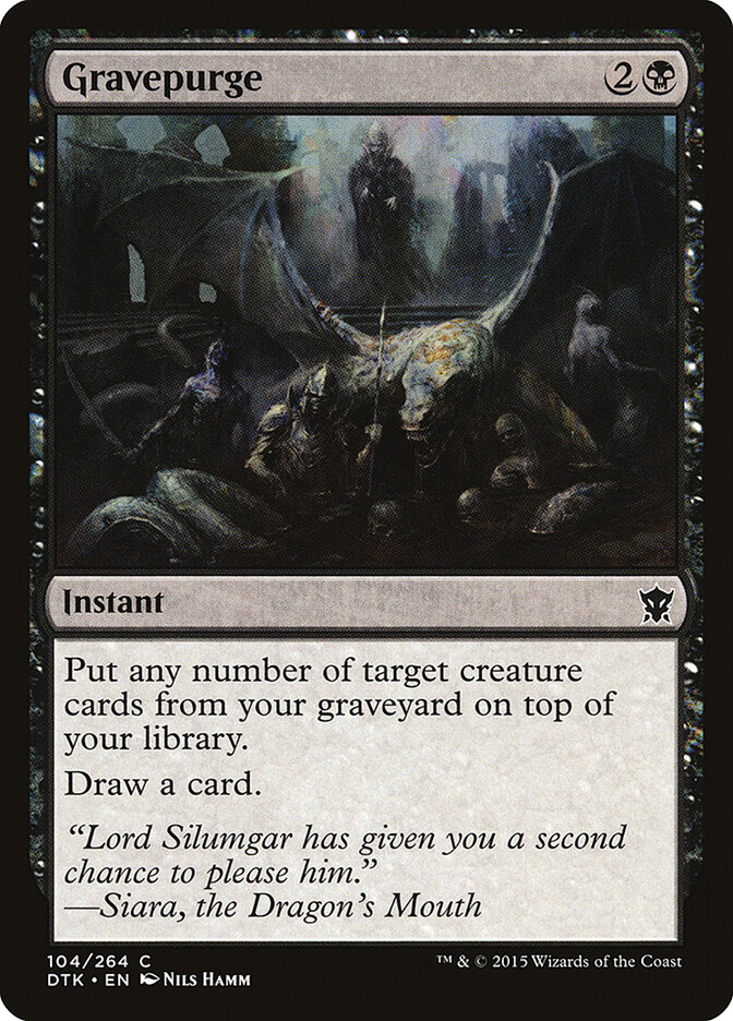 Gravepurge — Dragons of Tarkir 104/264