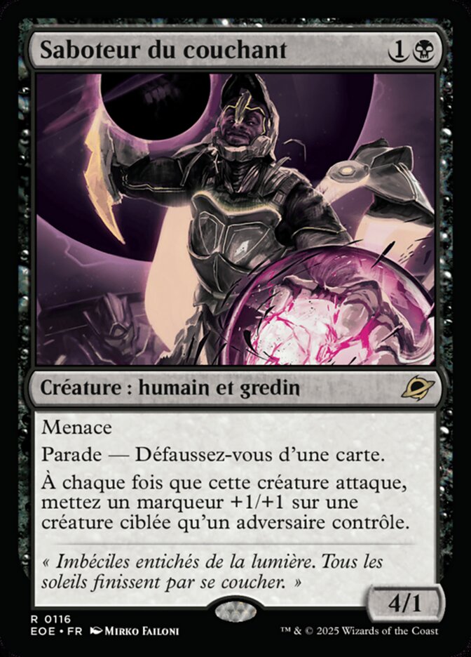 Saboteur du couchant — Edge of Eternities 116/399