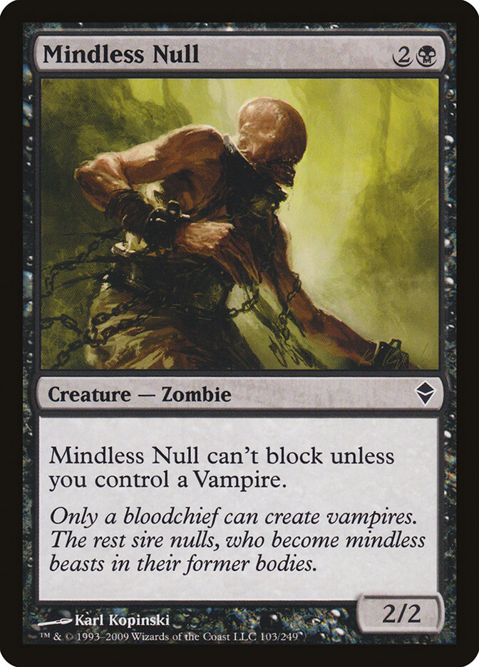Mindless Null — Zendikar 103/269