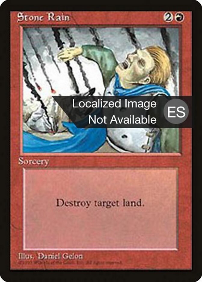 Stone Rain — Fourth Edition Foreign Black Border 224/378
